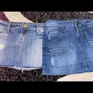 Jean skirts